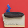 Figuur in bootje 21x21cm