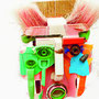 Masker roze bezem 125x30cm 