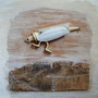 Wit insectje 25x25cm
