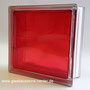 BRILLY RED Seves Vitrablok Solaris Farbige Farbe Glasbausteine Glassteine Glasbaustein Glasstein Bauglas Prismenglas Luxfer Glass Blocks Rot Glasbaustein-Wände farbig Strong Shades colors Österreich Schweiz Belgien Luxemburg Liechtenstein Wien 