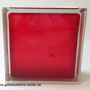 MATTY RED Vitrablok Solaris Farbige Farbe Glasbausteine Glassteine Glasbaustein Glasstein Bauglas Prismenglas Luxfer Glass Blocks Mattes Rot Glasbaustein-Wände farbig Strong Shades colors Österreich Schweiz Belgien Luxemburg Liechtenstein Wien 