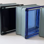 Seves MyMiniGlass MG/s MINI 14,6x14,6x8 (15x15) Type Futuristic Black 30% Schwarz Noir Q15 Glasbausteine Glassteine Glasbaustein Glasstein Bauglas Prismenglas Luxfer Glass Blocks Österreich Schweiz Belgien Luxemburg Liechtenstein Wien München Berlin Deuts