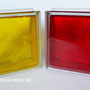 BRILLY YELLOW Seves Vitrablok Solaris Farbige Farbe Glasbausteine Glassteine Glasbaustein Glasstein Bauglas Prismenglas Luxfer Glass Blocks Gelb Jaune Glasbaustein-Wände farbig Strong Shades colors Österreich Schweiz Belgien Luxemburg Liechtenstein Wien 