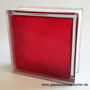 MATTY RED Vitrablok Solaris Farbige Farbe Glasbausteine Glassteine Glasbaustein Glasstein Bauglas Prismenglas Luxfer Glass Blocks Mattes Rot Glasbaustein-Wände farbig Strong Shades colors Österreich Schweiz Belgien Luxemburg Liechtenstein Wien 