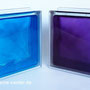 Brilly Blue blau SEVES 1919/8 Wave Glass Blocks Colour Farbe Farbige Glasstein Glasbausteine Deutschland Österreich Schweiz Luxemburg France Belgique Briques de verre Italia mattoni vetro Nederlande ne glazen blokken Bouwstenen Danmark Dansk glasblokke gl