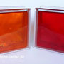 BRILLY ORANGE Seves Vitrablok Solaris Farbige Farbe Glasbausteine Glassteine Glasbaustein Glasstein Bauglas Prismenglas Luxfer Glass Blocks Orange Glasbaustein-Wände farbig Strong Shades colors Österreich Schweiz Belgien Luxemburg Liechtenstein Wien 