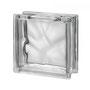 Craftblock CLEAR 1919/8 WAVE  Glass Blocks Glasbaustein  Present gift (19x19x8)  Craft Box Geschenk Wedding Hochzeit Geburtstag Ostern eastern