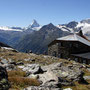 Matterhorn-Gruppe 5 - Blick von der Domhütte