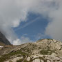 Blick zurück Richtung "Gipfel" - den Stigelschafberg (2381 Meter über Meer)
