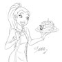 Lineart for Cornelia's birthday party! It's for a contest on DA. Since it's also Hay Lin's birthday or rather was, I wanted her to be close to the cake XD