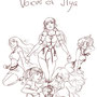 A sketch for a possible Voices of Ilya Cover. So far it turned out better than expected but I woul dhave to work on Kia a little. 
