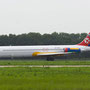 Die MD-87 OY-JRU in Rotterdam/Courtesy: David van Maaren