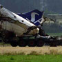 Wrack der verunglückten MD-87/Courtesy: Unfalluntersuchungsbehörde
