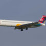 Die MD-87 OY-JRU in AMS/Courtesy: Peter van Maaren