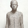 nadia, "lena", 2017, no. 5/6, 71 x 50 x 36 cm,  carton/chalk ground – erlas galerie