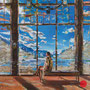 dénesh ghyczy, "lazy morning", 2021, 130 x 150 cm, oil & acrylic on canvas – erlas galerie