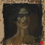 roger schindler, "selbstportrait",  2007,  oil on cardboard – erlas galerie