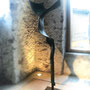 markus priller, o.t., 2/5, 2021, 162 x  63 x 67 cm, bronze/iron base – erlas galerie