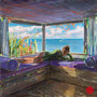dénesh ghyczy, "cabin", 2021, 75 x 75 cm, oil & acrylic on canvas – erlas galerie