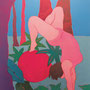 sula zimmerberger, "gymnastique en scénes", 2015, 150 x 100 cm, acrylic on canvas – erlas galerie