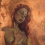 raffaella busdon, "iperuranio alexia", 2021, 60 x 42 cm, oil on copper – erlas galerie