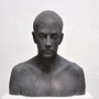 bruno walpoth, "the seeker", no. 7/8, 2017, 45 x 40 x 28 cm, bronze – erlas galerie