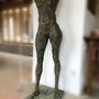 markus priller, o.t., 2/5, 1996-2022, height 139 cm, bronze/iron base – erlas galerie