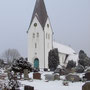 Die Inselkirche im Januar