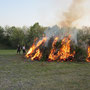 © Feuerwehr Völksen - Osterfeuer in Völksen 2011