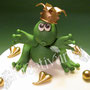 Frosch Fondanttorte - Detail