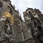 Monument on Stephansdom's east side.