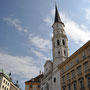 Michaelerkirche, seen from Michaelerplatz.