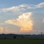 Gorgeous clouds on the way back to Graz.