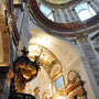 The altar and cupola at Karlskirche.