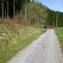 weg vanuit dillingen naar kapvlakte