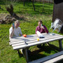 genieten van de middagzon
