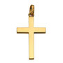 La croix latine de petite taille (religion: le catholicisme qui est une religion chrétienne)