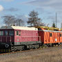 (c) kps - 10.12.2011 - V 75, dieselelektrische Rangierlokomotive mit Reparaturwagen