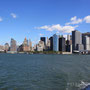Südspitze Manhattan von der Staten Island Ferry