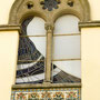 Jugenstilfenster am Casa de Santiago