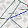 Fussweg vom Bahnhof Celerina zu unserer Wohnung 