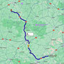 Hinfahrt 2. Etape von Molineuf nach Clécy