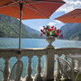 Mittagessen am Lago di Poschiavo bei Le Prese