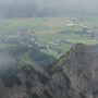 Tiefblick nach Hall zum "Spannring-Haus"