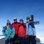Jim, Georg, Gerti und Martha auf dem Tödi