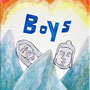 "Boys"  30,5 x 24,5 cm, Acrylic on canvas, 2020