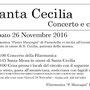 Festa di Santa Cecilia 2016, 26 novembre 