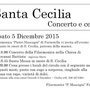 Festa di Santa Cecilia 2015, 5 dicembre