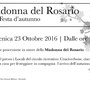 Madonna del Rosario, 23 ottobre 2016