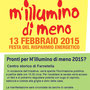 M'illumino di Meno 13 febbraio 2015